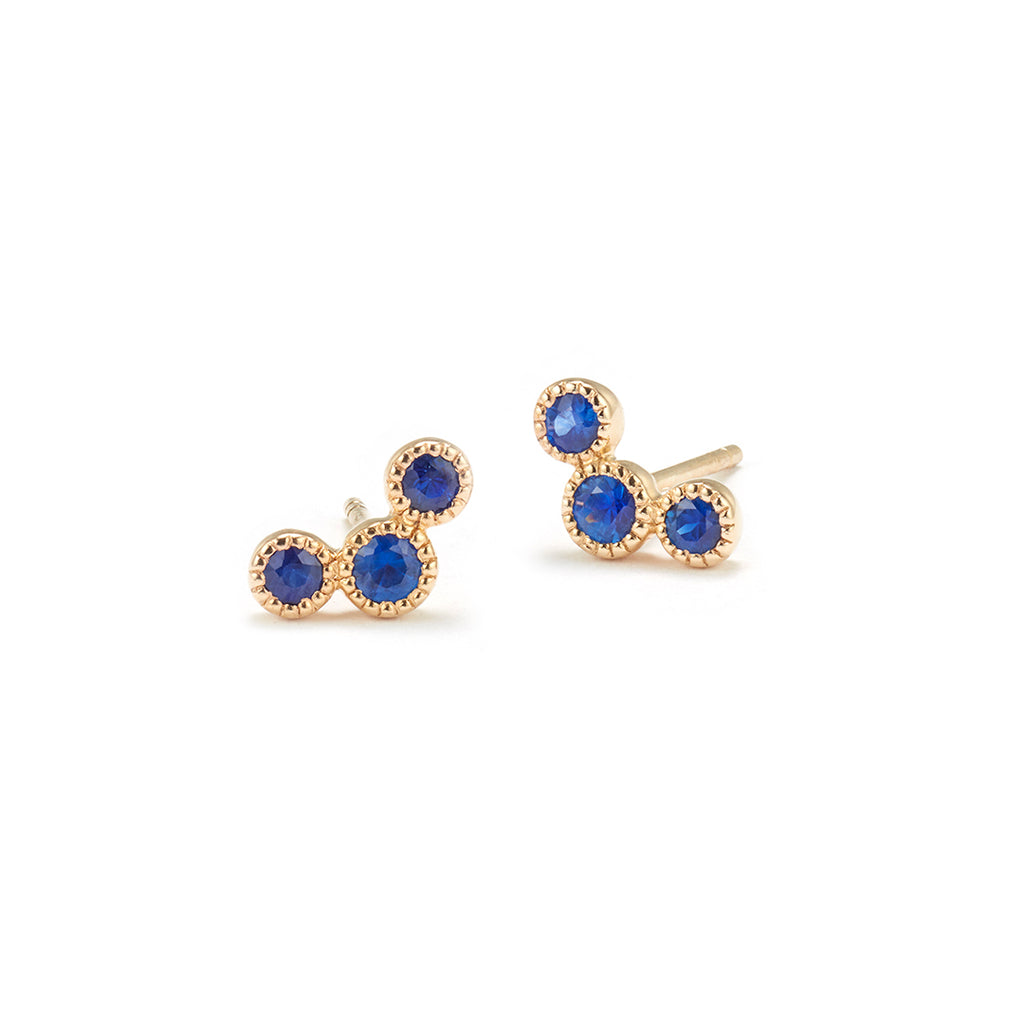 Sapphire Studs Earrings